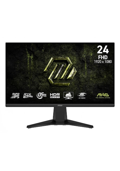 Msı Mag 245f X24 23.8 1920x1080 Fhd 240hz 0.5ms Hdmı Dp Hdr Ready Amd Freesync Rapid Ips Gaming Monitor