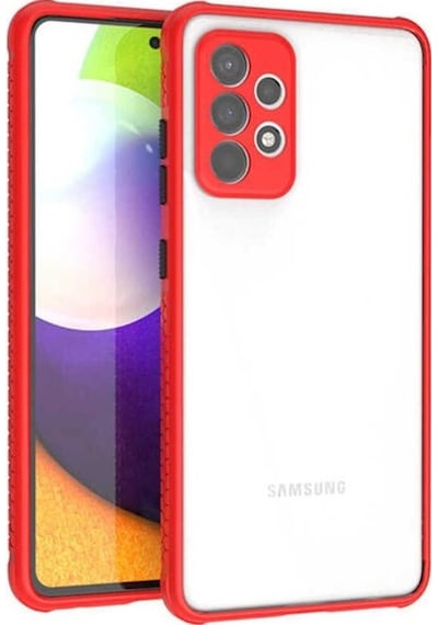 Galaxy Uyumlu A52 Kılıf Zore Kaff Kapak Kırmızı