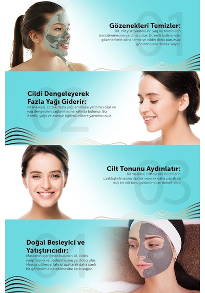 Vully Arındırıcı Besleyici ve Aydınlatıcı Kil Maskesi 150 ML