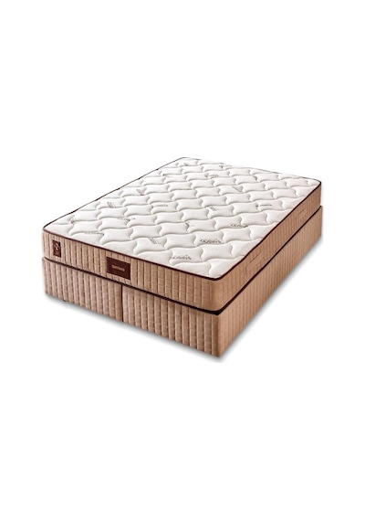 Niron Bamboo Yatak 180x200 Çift Kişilik Doğal Bambu Kumaş Tam Ortopedik Orta Sert Yaylı Yatak