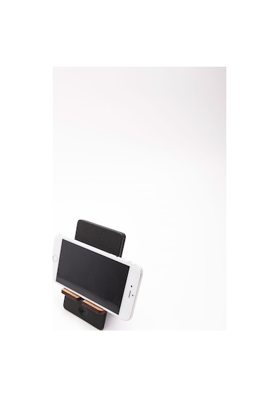 Turgut Office Deri Dikey Telefon Tutucu