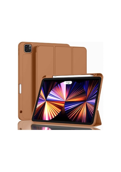 Apple Uyumlu iPad Pro 12.9 4. Nesil Ve 3. Nesil Kılıf Pen Charge Kalem Bölmeli 2018 - 2020