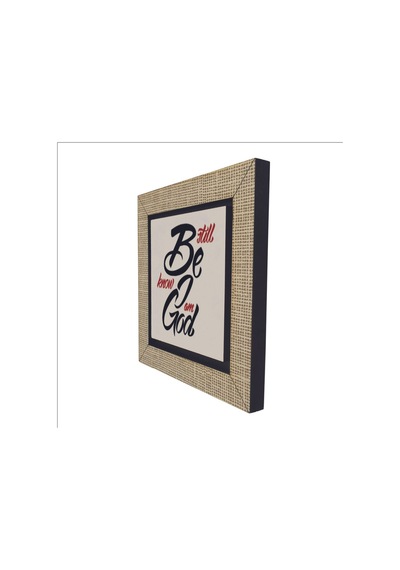 Zebur 46:10 Baskılı Mdf Magnet 7x7