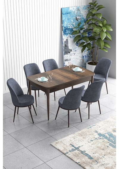 Canisa Han Serisi 70x114 Açılabilir Mdf Mutfak Masası Takımı Barok Desen Masa 6 Füme Sandalye Masa Barok Sandalyeler Füme Canisa Han Serisi 70x114 Açılabilir Mdf Mutfak Masası Takımı Barok Desen Masa 6 Füme Sandalye Masa Barok Sandalyeler Füme