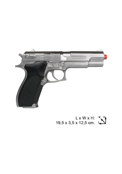 Police Pistol 8 Shots - Steel