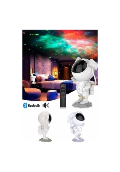 Sevimli Astronot Bluetooth Hoparlör Ve Projeksiyon Lamba