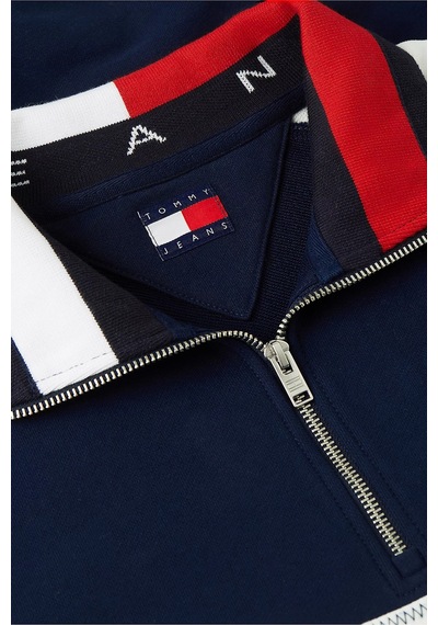 Tommy Jeans Sweat Erkek Sweat Dm0dm23244 C1g Lacivert