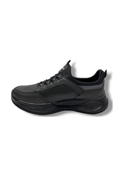 Acropol 137-26 Cilt Deri Slip On Anatomik Sneaker 36-40 Siyah