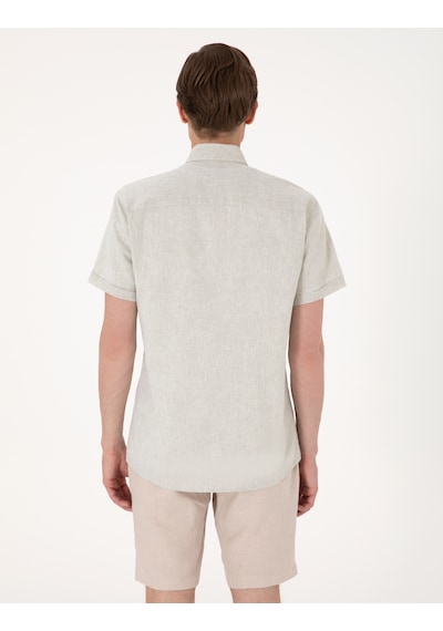 Pierre Cardin Erkek Çağla Gömlek Kısa Kollu 50303287-vr016 Çağla
