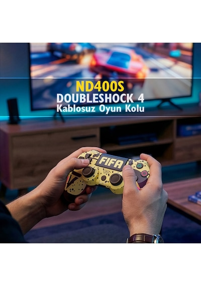 Nodar Nd400s Ps4 Uyumlu Kablosuz Gamepad Oyun Kolu - Sarı