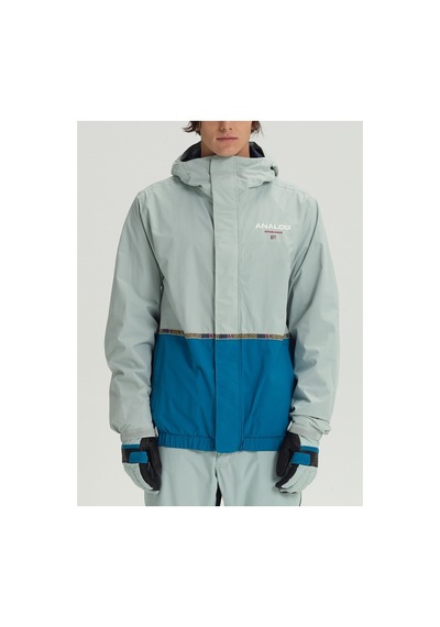 Burton Analog Analog Blast Cap Winter Jacket Aquagr/clstal Aquagr/clstal