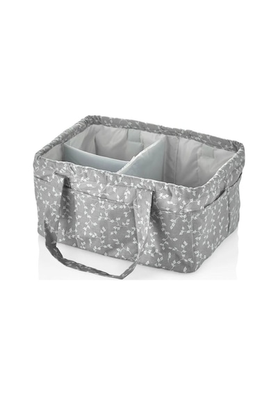 Katlamalı Anne & Bebek Organizer 795 Gri Çiçek