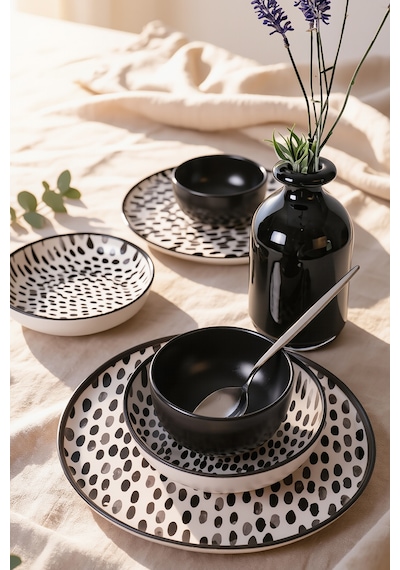 Shadow Nordic Yemek Takımı 6 Parça 2 Kişilik 21434 Çok Renkli