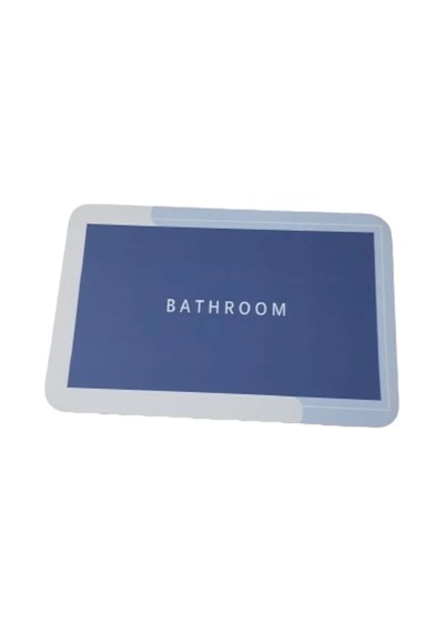 Mobee Süper Su Emici Dikdörtgen Kaymaz Tabanlı Paspas 60 Cm X 39 Cm Çok Renkli