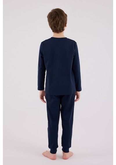 U.S. Polo Assn. Erkek Çocuk Lacivert Pijama Takımı 5274-48768 Lacivert