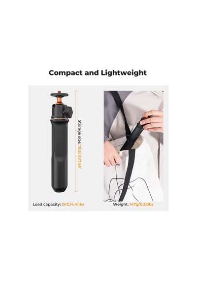 K&f Concept 60cm Selfie Çubuğu & Tripod Aksiyon Kameralar Ve Cep Telefonları İle Uyumlu