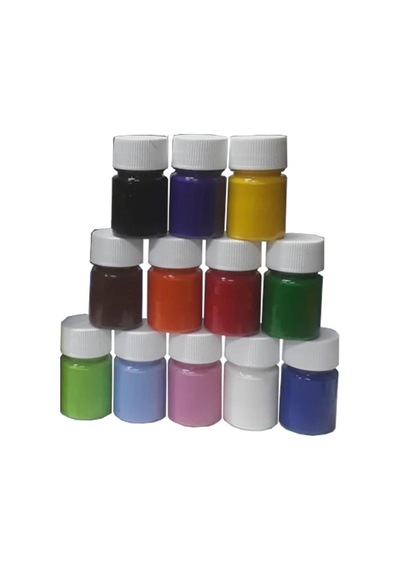 Nova Color Akrilik Boya 12 Renk 17 Ml 1 Paket Akrilik Boya Seti 12 Li Ahşap Tuval Taş Ağaç Boyamalar İçin İdea