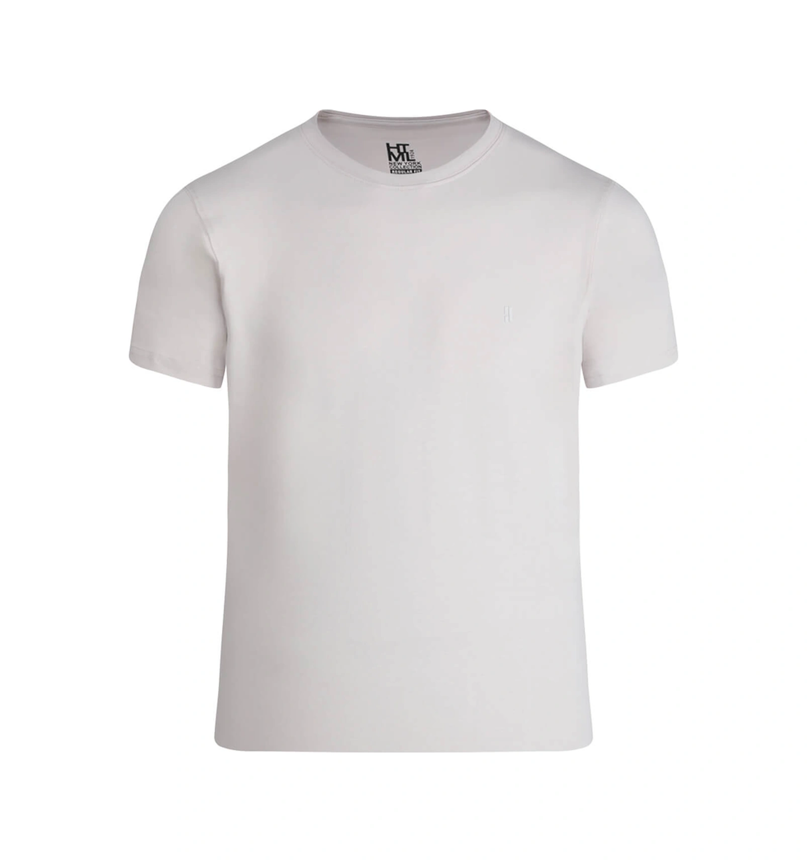 Hatemoğlu Taş Regular Fit Bisiklet Yaka Pamuklu Tişört 6550777