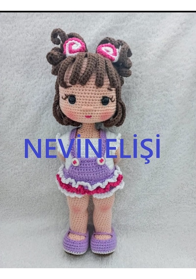 Amigurumi Almila Bebek Çok Renkli