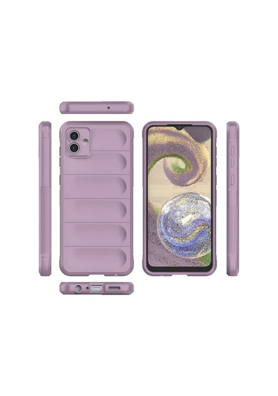 Galaxy A04e Kılıf Optimum Silikon - Mor