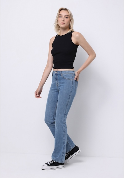 Colins Regular Fit Kadın İndigo Jean Pantolon Cl1076750 Q1.v1 Dn02806 Mavi