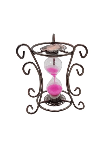 Metal Standlı Cam Kum Saati 5468