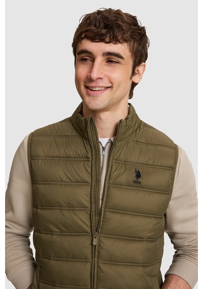 U.S. Polo Assn. Erkek Koyu Haki Yelek 50328196-vr111