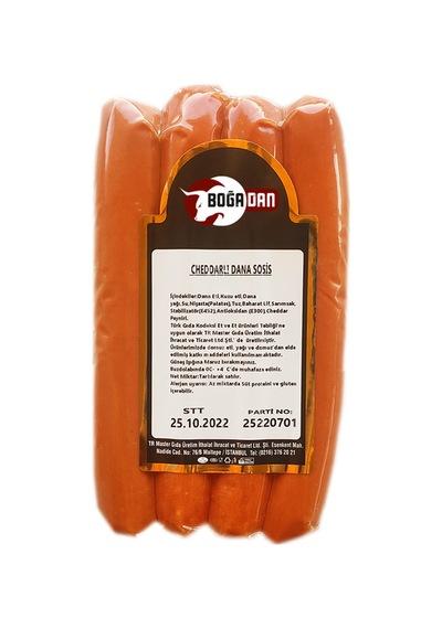 Boğadan Cheddarlı Sosis (1 KG)