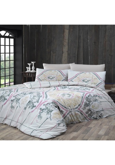 Komfort Home Tek Kişilik Ranforce Nevresim Takımı (Cariana Grey)