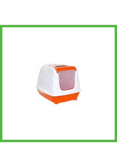 Vaveni Flip Cat Kapalı Kedi Tuvaleti 50 Cm Turuncu Arz