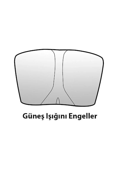 Ally Tesla Model Y Model 3 İçin Ön Cam Güneşliği Katlanır Ön Pencere Güneşlik- 5775 1
