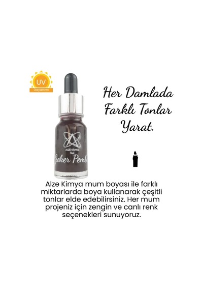 Şeker Pembe Sıvı Mum Boyası 20 Ml