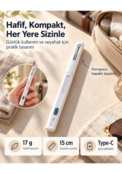 Valkyrie Valkyrie Kameralı Kulak Temizleme Cihazı Wi-fi Hd Kamera Led Işıklı Type-c Şarjlı 8 Parça Set