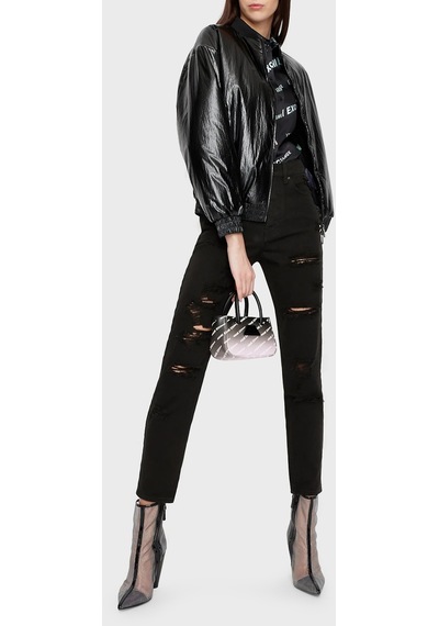Armani Exchange Kadın Kot Pantolon 3ryj51 Y1hrz 1200 Siyah