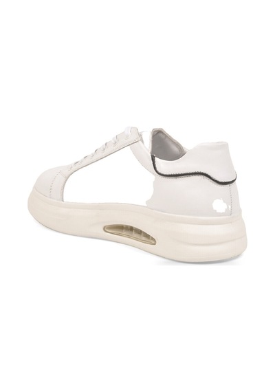 Komcero Kauçuk Tabanlı Bağcıklı Sneaker Beyaz Hakiki Deri Erkek Casual Ayakkabı Xs2456-6015 Komcero Kauçuk Tabanlı Bağcıklı Sneaker Beyaz Hakiki Deri Erkek Casual Ayakkabı Xs2456-6015