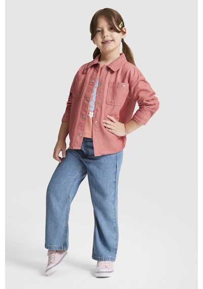 U.S. Polo Assn. Kız Çocuk Pembe Gömlek Jean 50321526-vr041