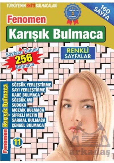 Fenomen Karışık Bulmaca 11 Maxi Yayıncılık Ciltli