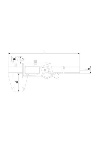 Insize Dijital Kumpas 1108 - 200 Mm