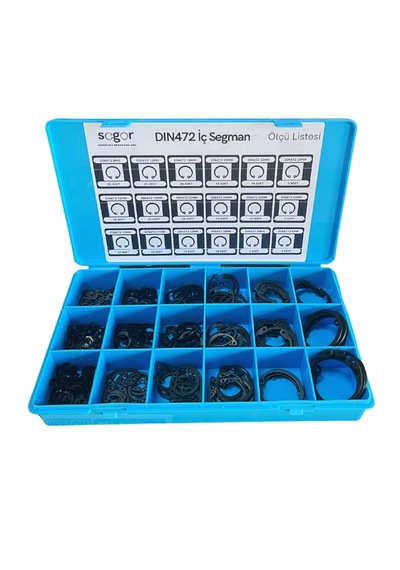Segor Emniyet Segman Seti Dın 472 İç Segman Seti 350 Adet 0.2 MM