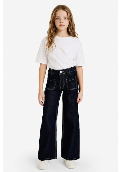 Defacto Wide Leg Geniş Paça Jean Pantolon Kız Çocuk G6966A826SP