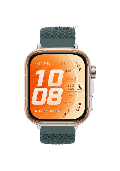 Huawei Watch Fit 5 Pro İle Uyumlu Metal Klipsli Solo Fiberlink Yumuşak Kumaş Örgü Kordon