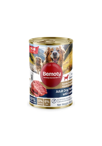 Bemoty Karışık Lezzetler Kuzu - Biftekli Yetişkin Köpek Konservesi 6 x 415 G