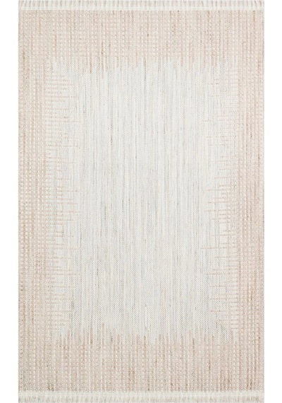 Hoom Rugs Mikanos Czy 01 Grey Beige Hav Vermez Yıkanabilir Modern Halı Gri - Bej