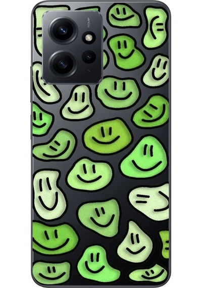 Xiaomi Redmi Note 12 Uyumlu Şeffaf Kılıf Wallpaper 9 Tasarımlı