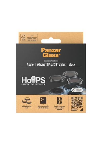 Panzerglass Hoops Camera Lens Protector For Apple iPhone Uyumlu 13 Pro 13 Pro Max Şeffaf
