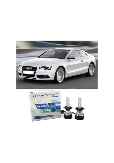 Audi A5 B8 Led Xenon Uzun Far Ampulü H7 Access Yeni Seri Beyaz 2007-2014