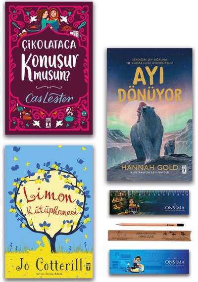 Genç Timaş Ayı Dönüyor - Çikolataca Konuşur Musun - Limon Kütüphanesi Set 3 Kitap