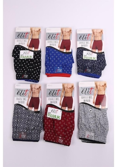 3'Lü Tutku Elit Havlu Bel Erkek Penye Desenli Boxer 1102 3'Lü Tutku Elit Havlu Bel Erkek Penye Desenli Boxer 1102