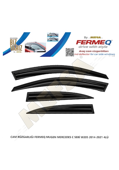 Cam Rüzgarlığı Fermeq Mugen Mercedes C Seri W205 2014-2021 4lü