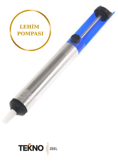 Teknozeel Metal Gövdeli Lehim Sökme Pompası Havya Pompası